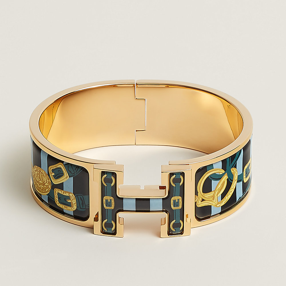 HERMES ブレスレット Clic Clac H Brides de Gala Bayadere Clic Clac H Brides de Gala Bayadere bracelet | Hermès